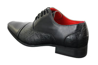 Miesten mustat kiiltävät lakkakengät PU-nahkalle