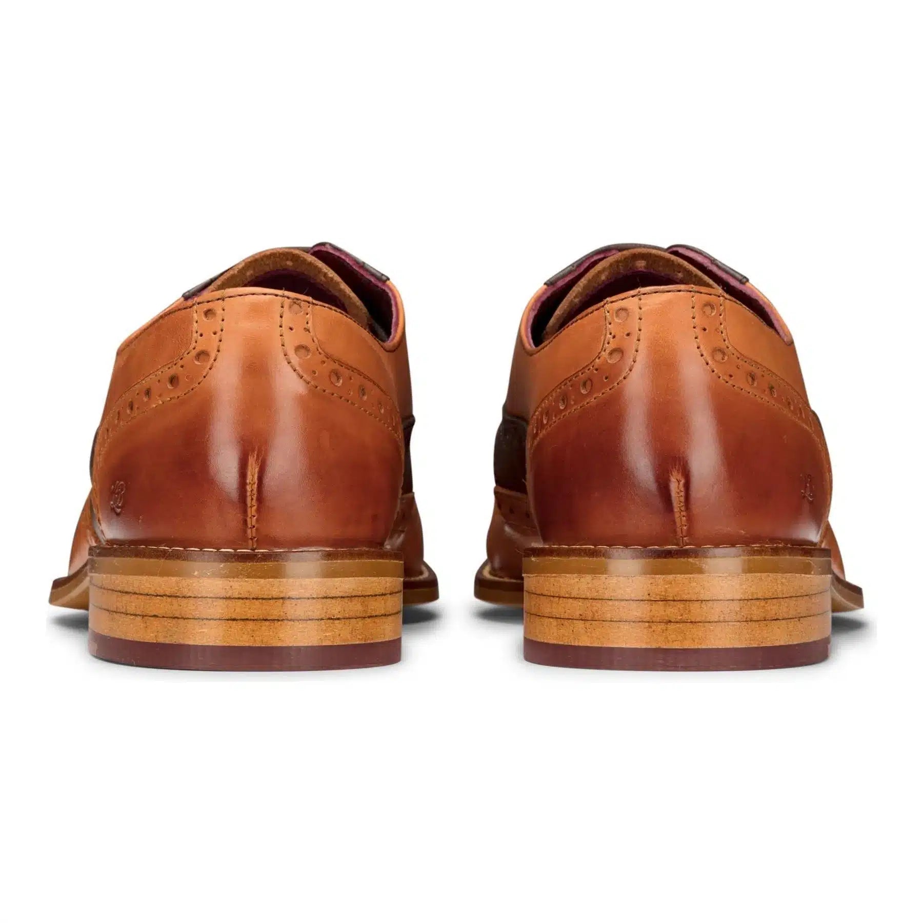 Miesten ruskeat tummansiniset ruskeat punaiset brogue-kengät, nauhalliset klassiset vintage-muodolliset aitoa nahkaa