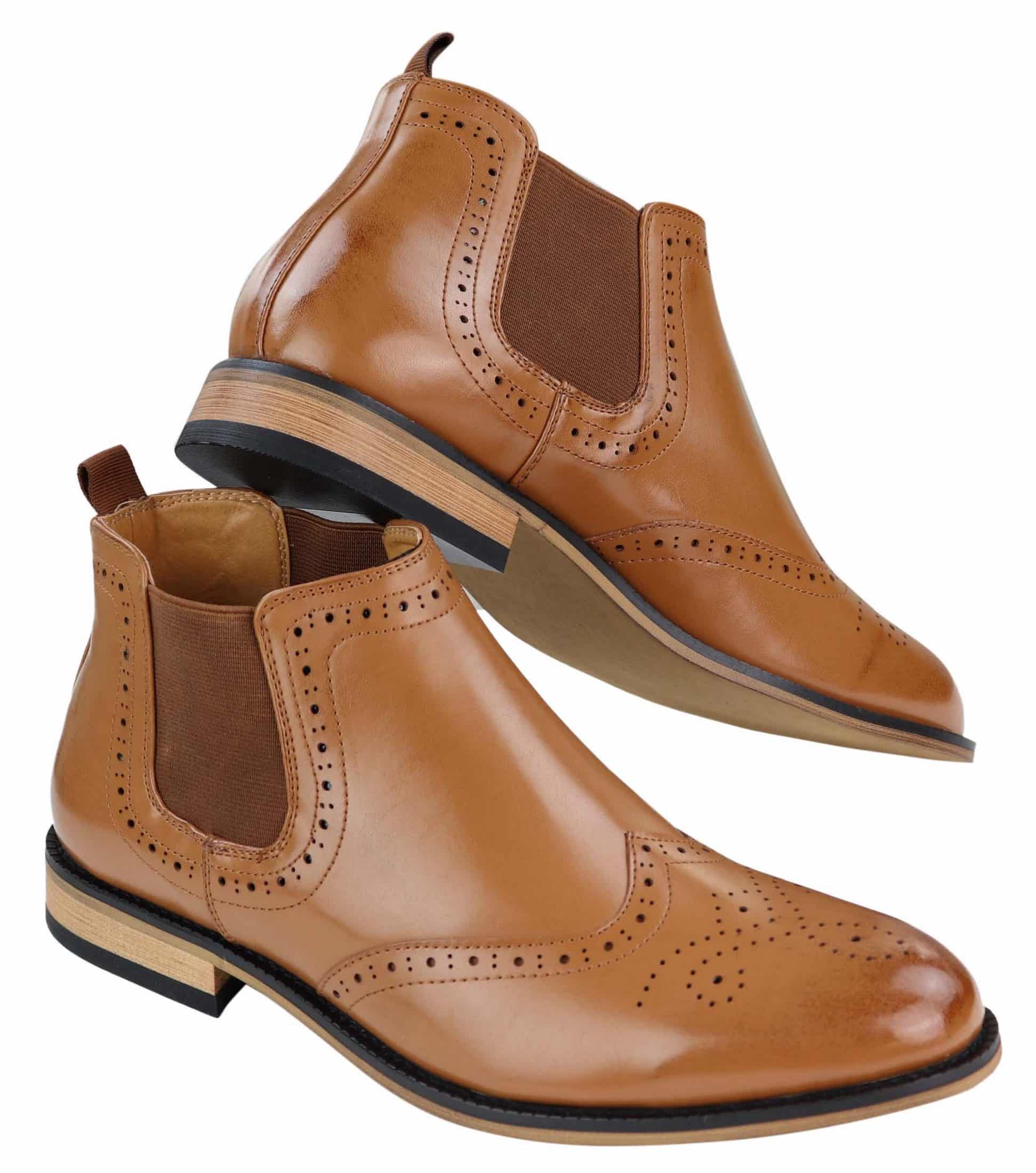 Miesten slip-on-brogue-saappaat
