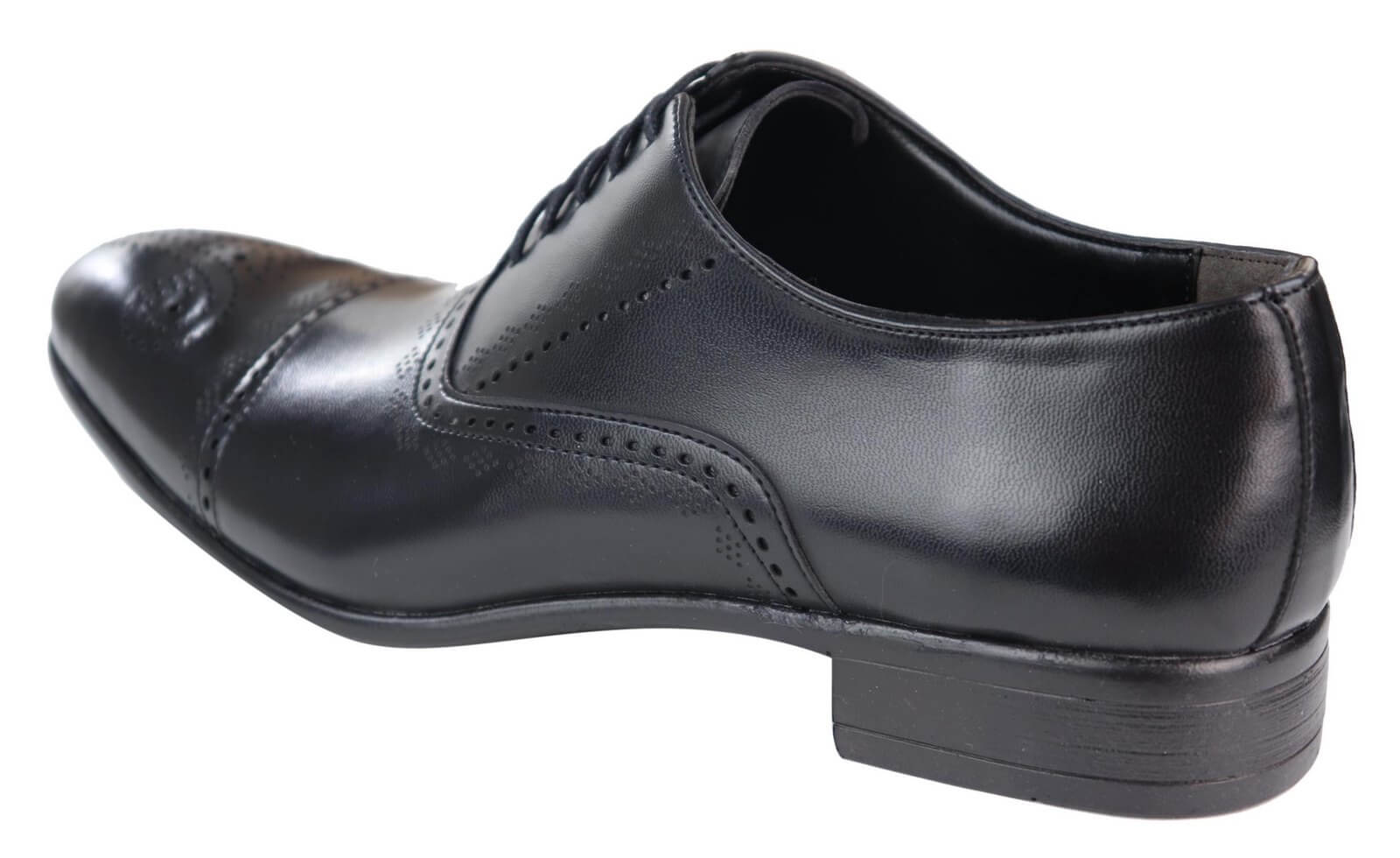 Miesten klassiset mustat brogue-kengät