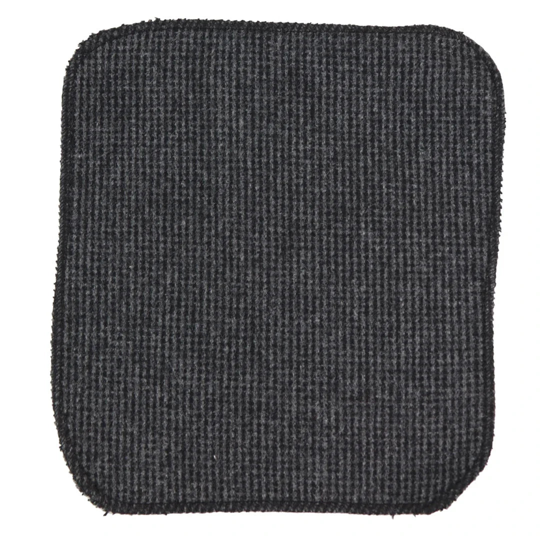 281 - Miesten hiilenharmaa kalanruotokuvioinen tweed-villasolmio ja nenäliina 2"