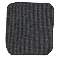 281 - Miesten hiilenharmaa kalanruotokuvioinen tweed-villasolmio ja nenäliina 2"