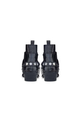 Miesten aidosta nahasta valmistetut cowboy-saappaat ketjulla