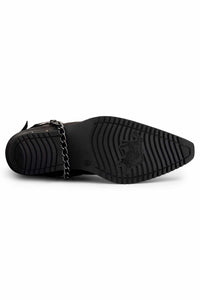 Miesten aidosta nahasta valmistetut cowboy-saappaat ketjulla