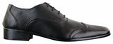 Gio Gino 907001 miesten mustat tyylikkäät muodolliset PU-nahkaiset brogue-kengät, Gatsby italialaiset klassiset kengät