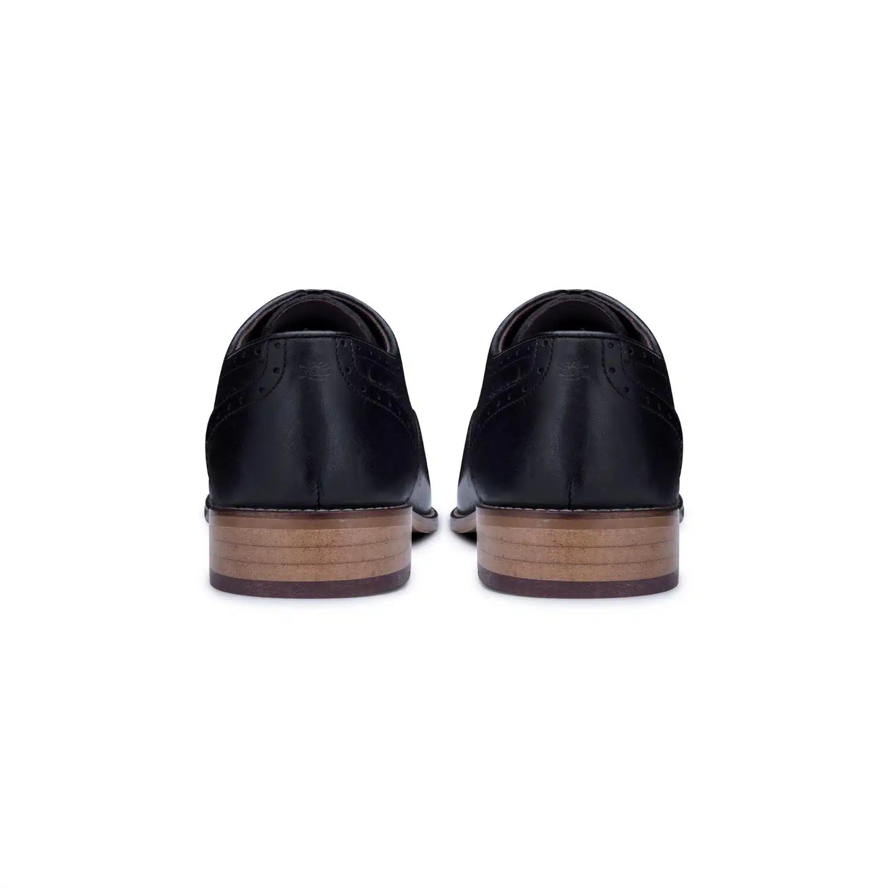 Miesten klassiset nahkaiset brogue-kengät, mustat nauhakengät, tyylikkäät muodolliset nahkakengät, vintage-tyyliset