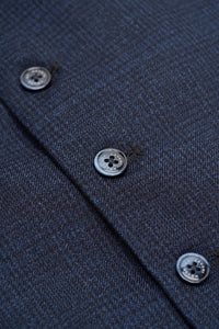 Caridi - Miesten tummansininen tweed-liivi