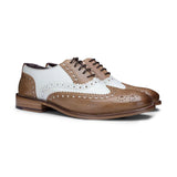 Miesten aidosta nahasta valmistetut vintage-kengät, brogue-kengät, 1920-luvun mokkanahkaiset tweed-nauhoitetut kengät, tyylikkäät ja muodolliset