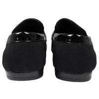 Miesten kevyet mustat slip-on-kengät
