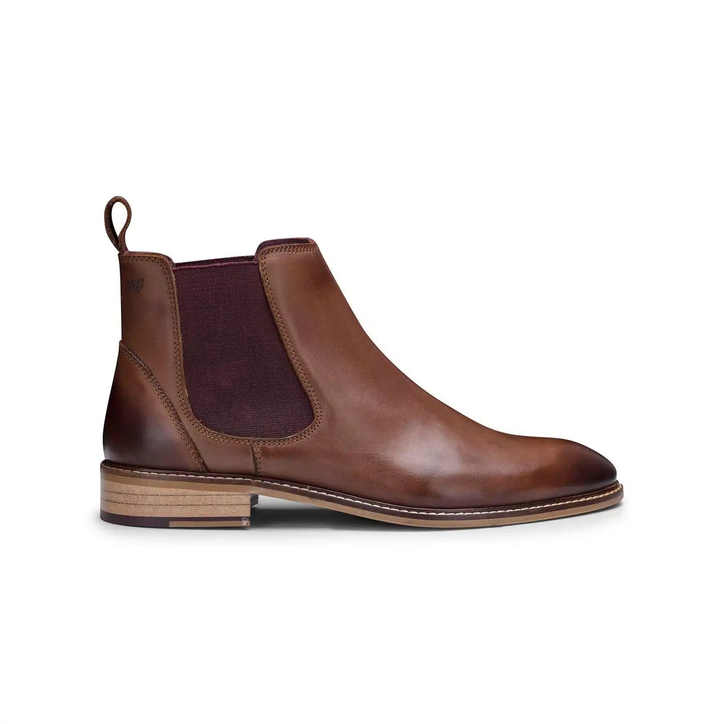 Miesten aidosta nahasta valmistetut Chelsea-nilkkurit, slip-on-saappaat, rento tyyli, retro vintage -blindersit, klassiset