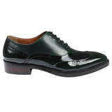 Harry - Miesten vihreät lakkanahkaiset brogue-kengät