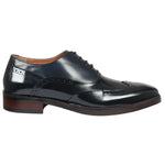 Harry - Miesten tummansiniset lakkanahkaiset brogue-kengät