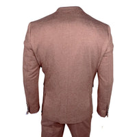 Nathan miesten ruskea kolmiosainen kapea istuvuus