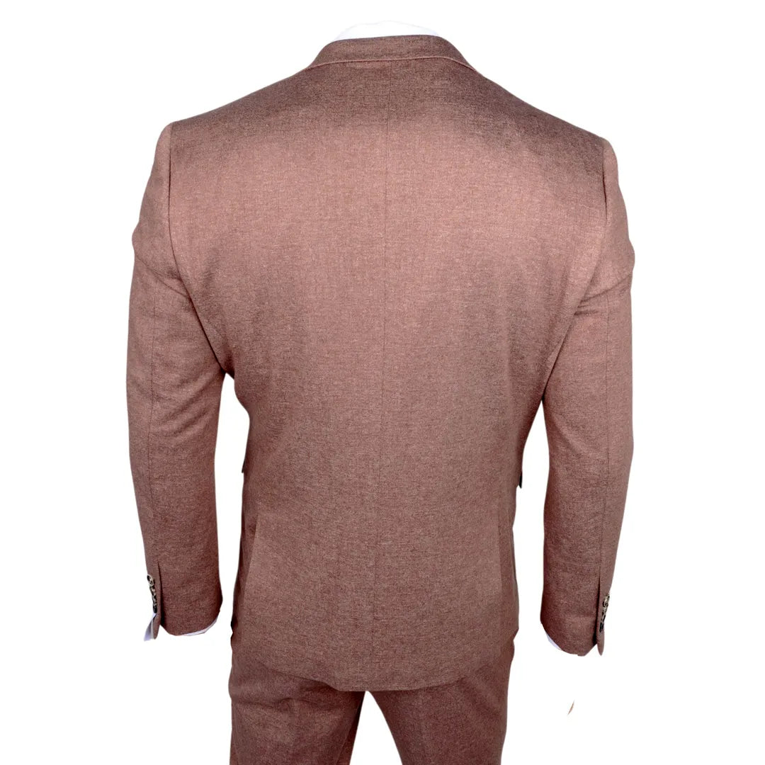 Nathan miesten ruskea kolmiosainen kapea istuvuus