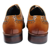 Simon - Miesten ruskeat brogue-nahkakengät