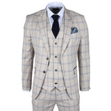 Warwick - Miesten beige ruutubleiseri