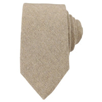 Kameli Beige Oak Tweed Tie Nenäliina 2"