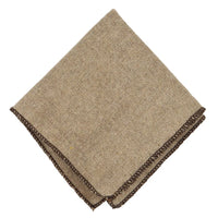 Kameli Beige Oak Tweed Tie Nenäliina 2"
