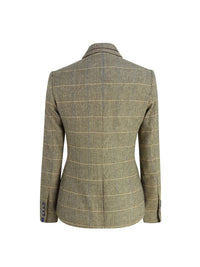 Naisten ruskeanruskea tweed-bleiseri