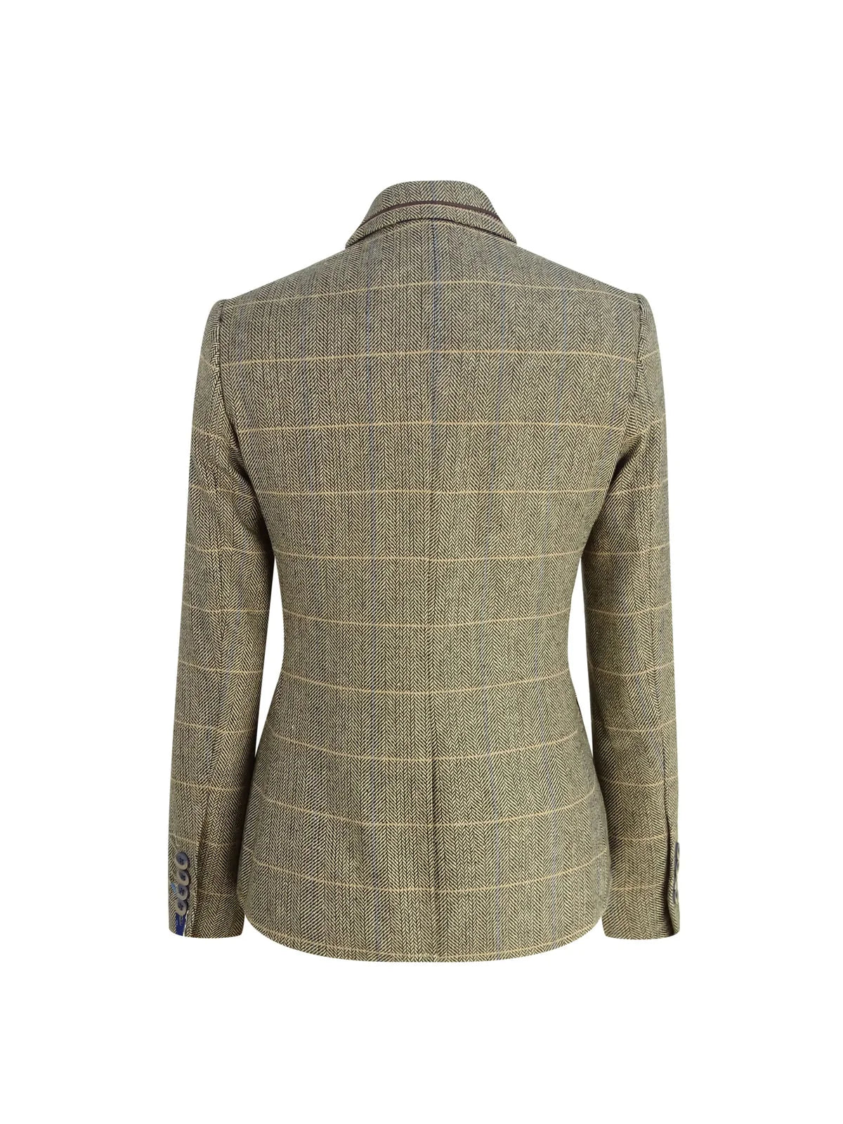 Naisten ruskeanruskea tweed-bleiseri