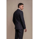 Aspen - Miesten laivastonsininen smokki kaksiosainen hääpuku