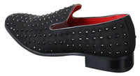 Miesten mokkanahkaiset slip-on-loaferit, nastakengät, hopeanväriset, älykkäät, rento ja kiiltävät juhlakengät