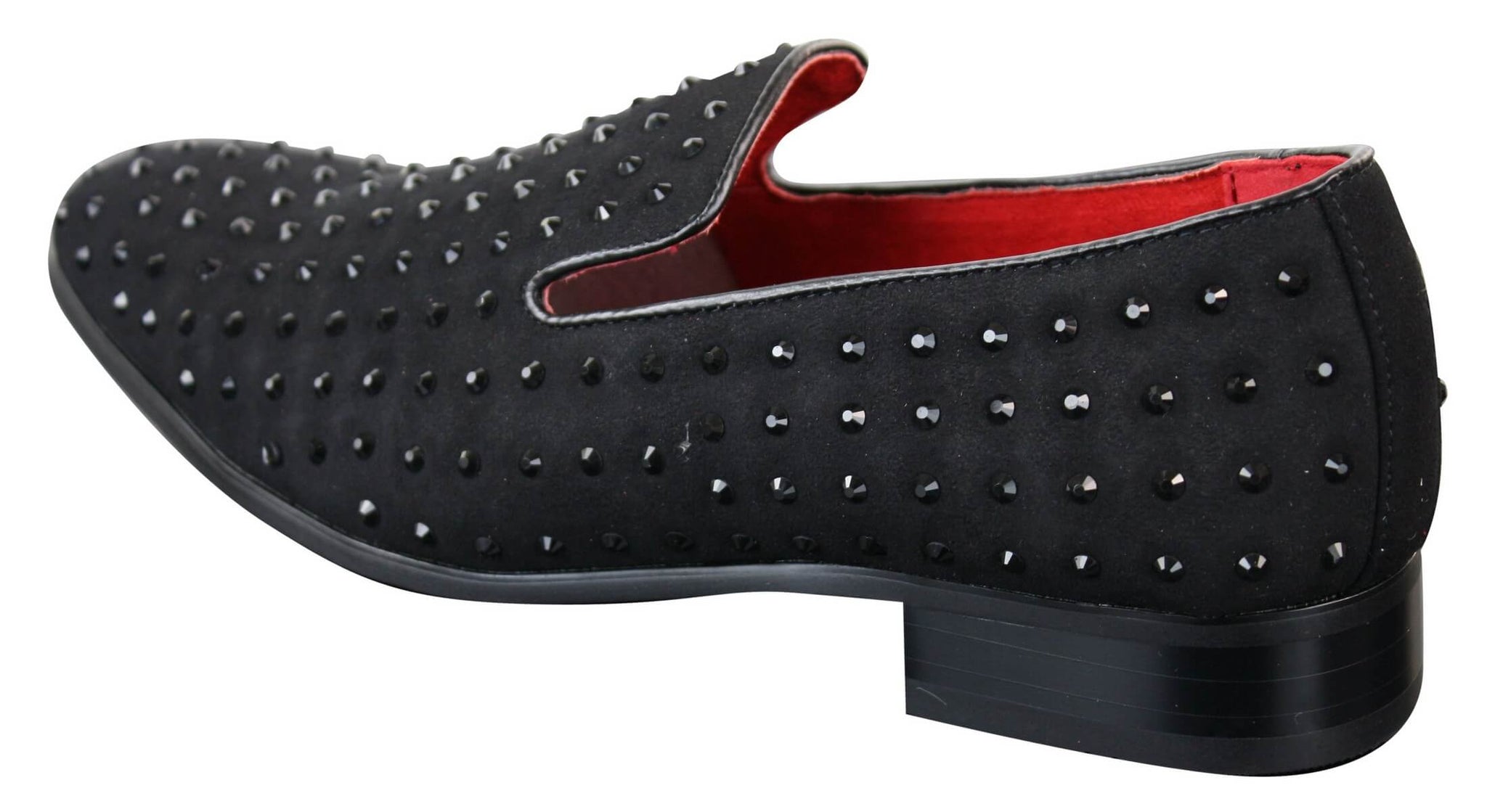 Miesten mokkanahkaiset slip-on-loaferit, nastakengät, hopeanväriset, älykkäät, rento ja kiiltävät juhlakengät