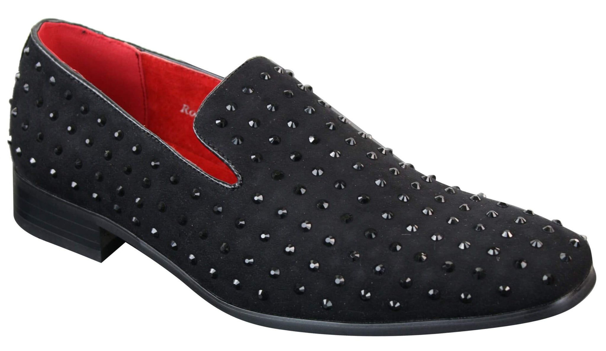 Miesten mokkanahkaiset slip-on-loaferit, nastakengät, hopeanväriset, älykkäät, rento ja kiiltävät juhlakengät