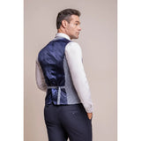 Baresi - Miesten vaaleansininen ruutuliivi