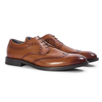 Cambridge - Miesten ruskeat siipikärkilliset brogue-derbykengät