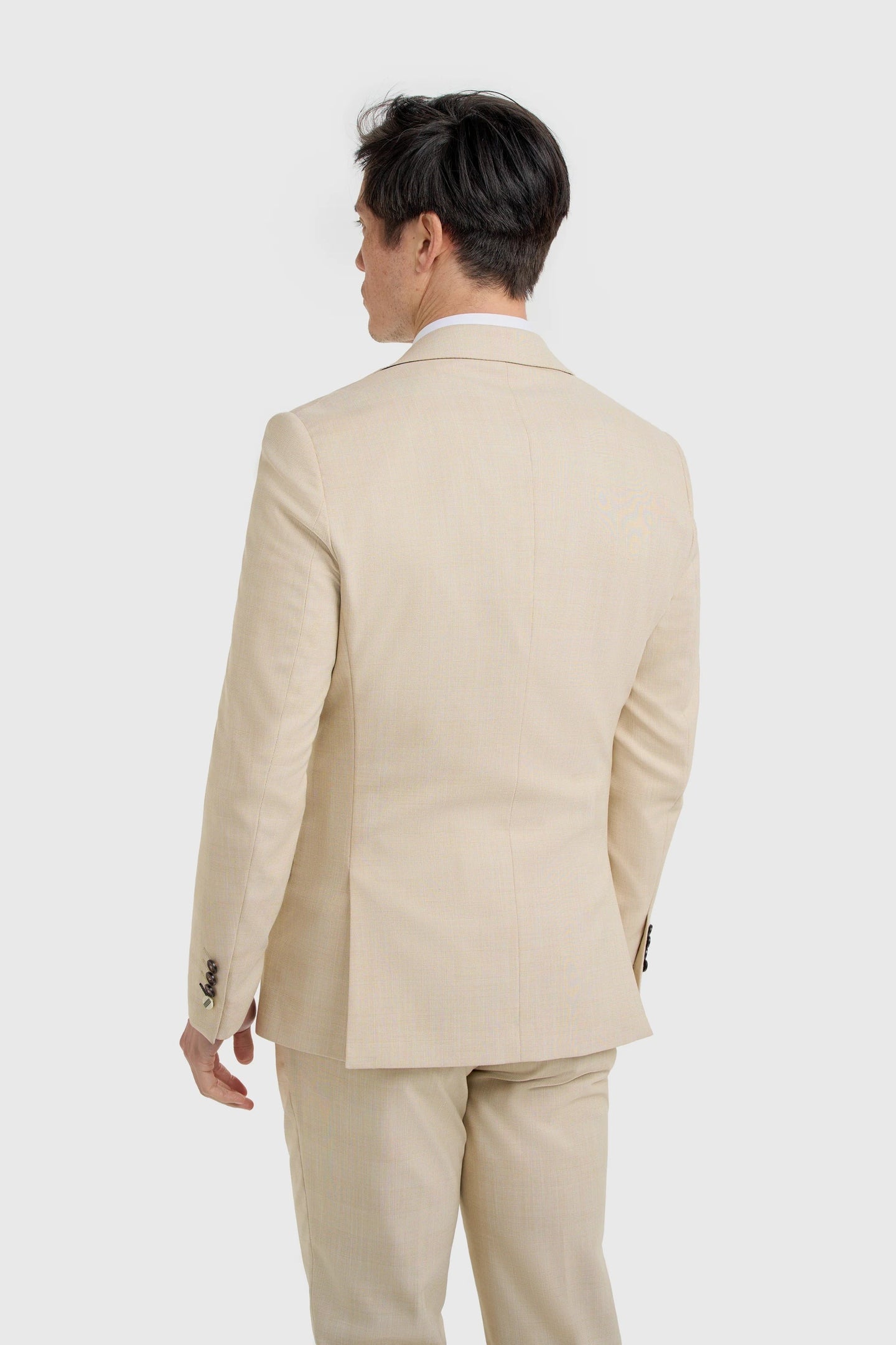 Camden - Miesten beige ruutubleiseri