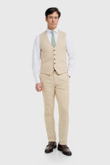 Camden - Miesten beige ruutuliivi