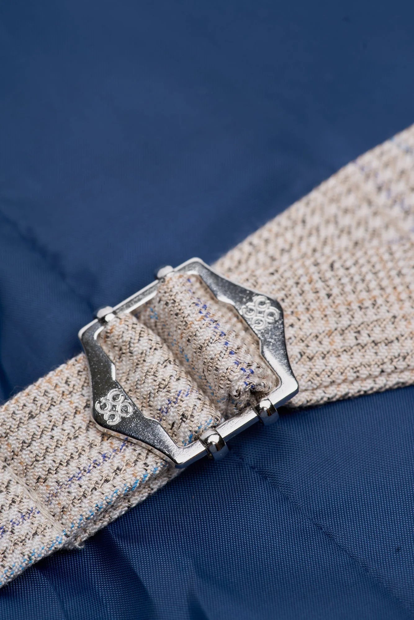 Caridi - Miesten beige tweed-hääliivi
