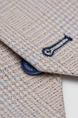 Caridi - Miesten beige tweed-hääliivi