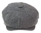 Miesten 8 Panel Newsboy lippis - Cavani Martez - tummanharmaa