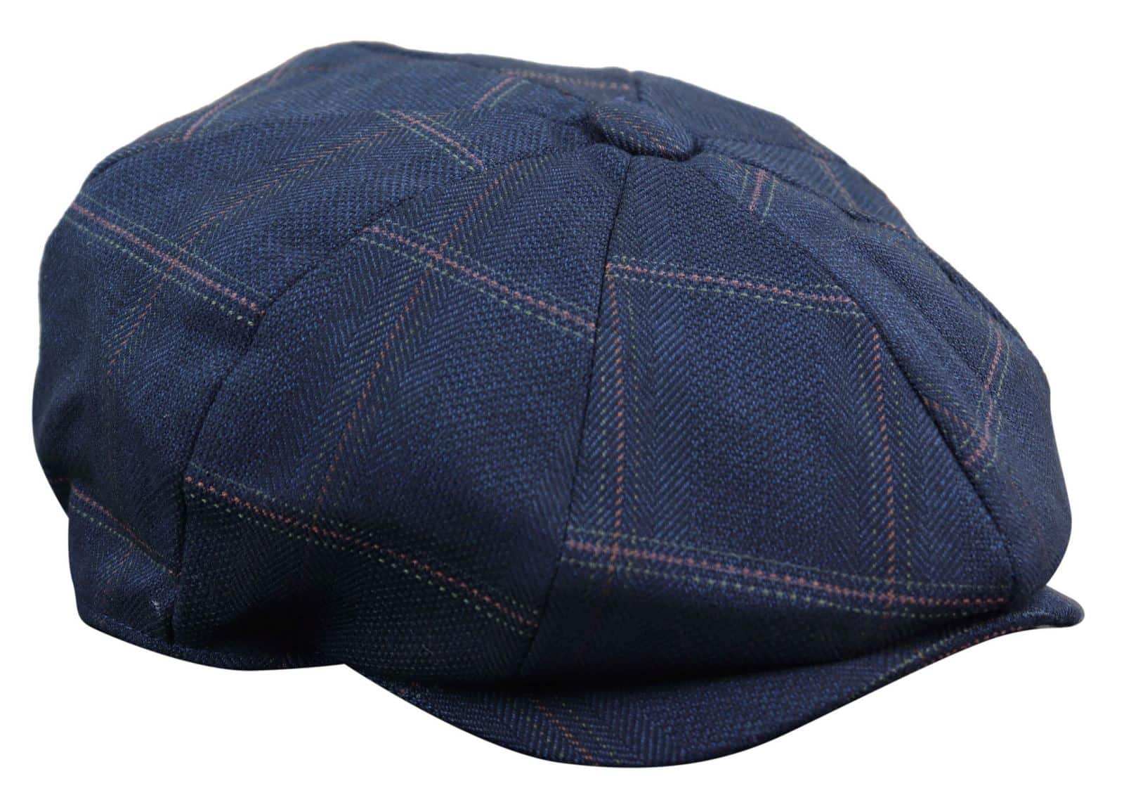 Miesten 8-paneelinen Peaky BlindersTweed-lippalakki - Cavani Connall