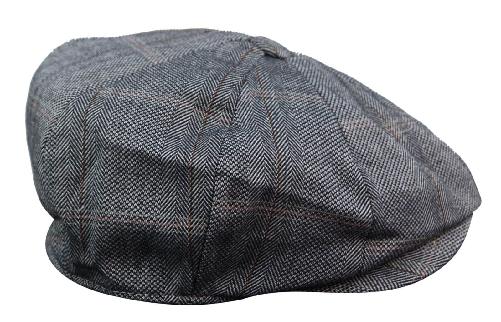 Miesten 8-paneelinen Peaky BlindersTweed-lippalakki - Cavani Connall