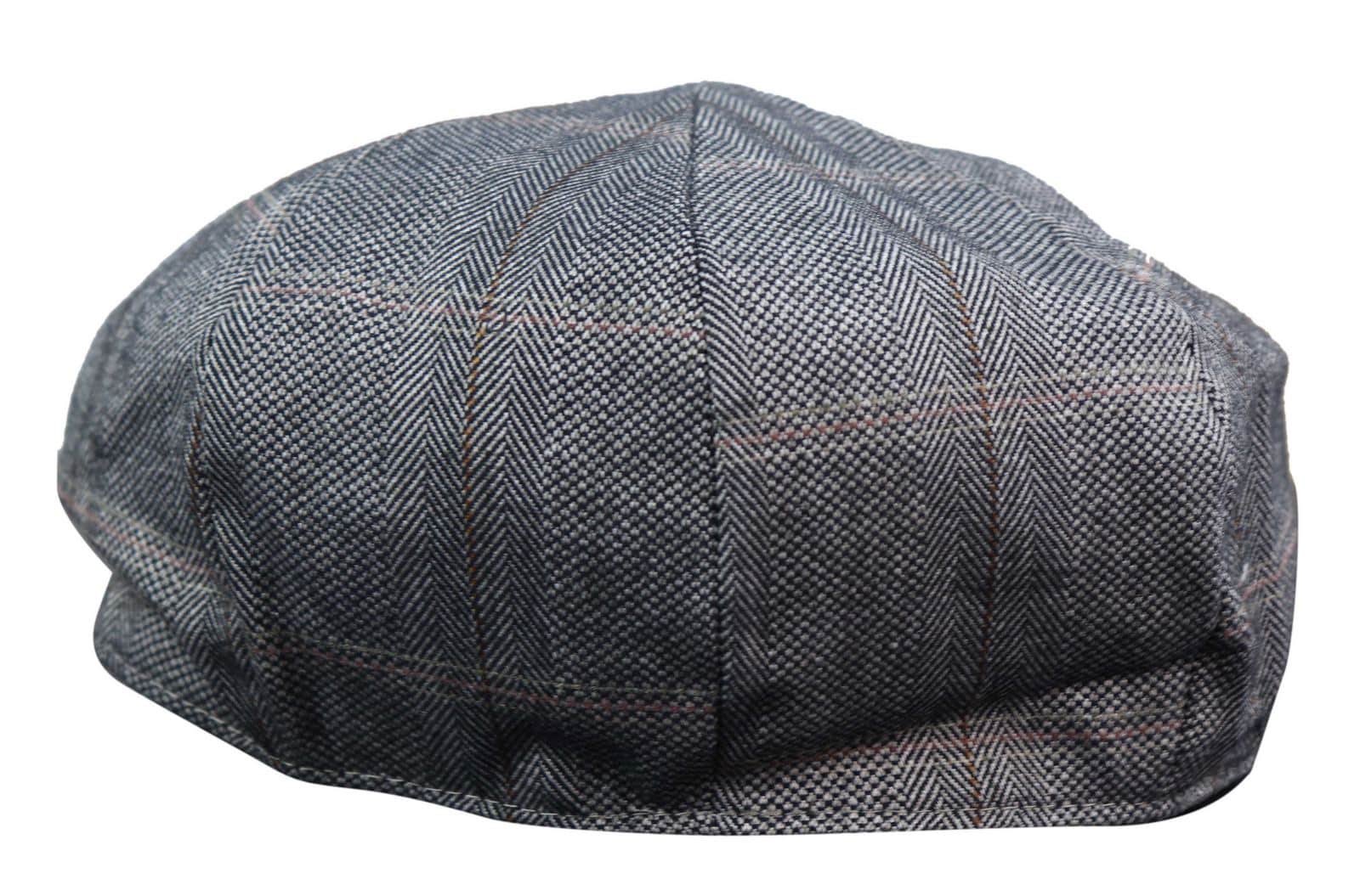 Miesten 8-paneelinen Peaky BlindersTweed-lippalakki - Cavani Connall