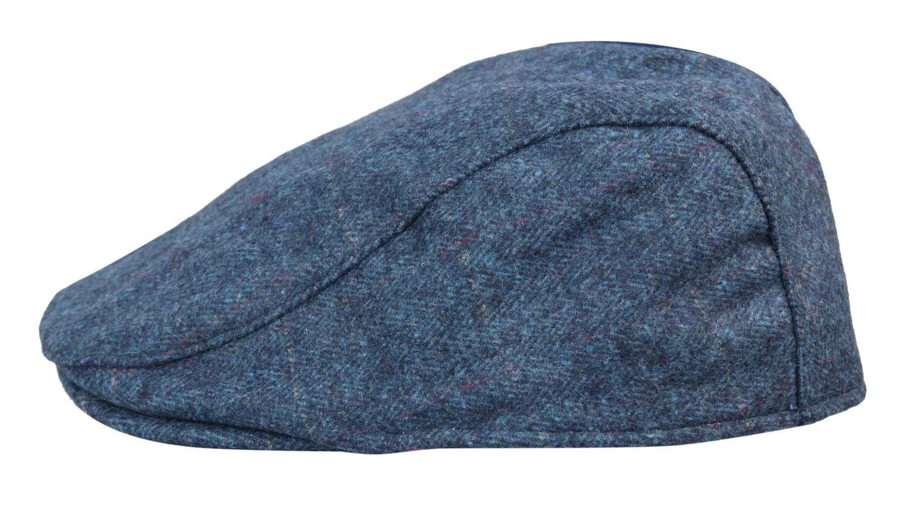 Miesten Grandad Baker -lippalakki, sininen, 8-paneelinen, tweed-kuvio, klassinen, rento 1920-luku