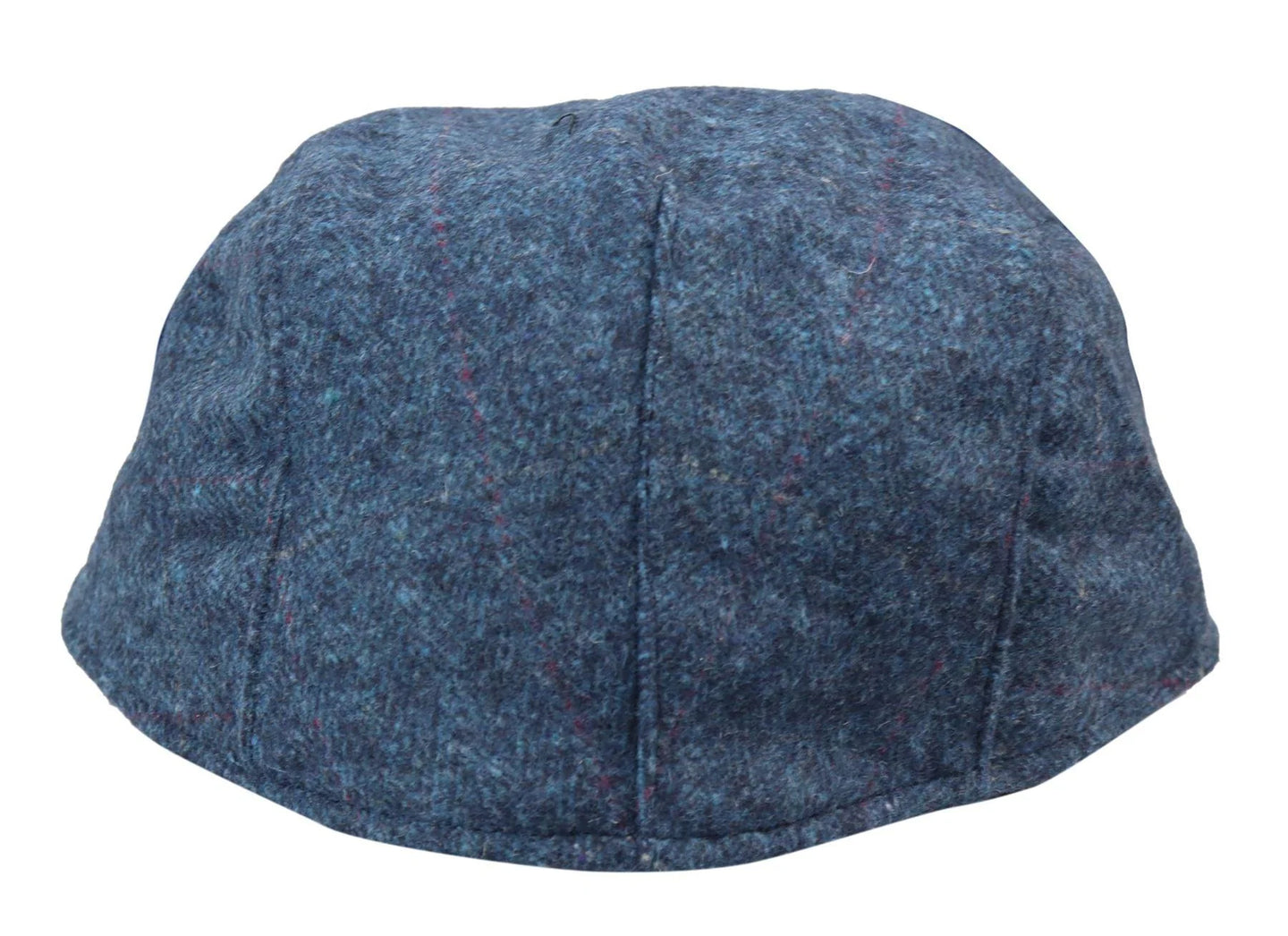 Miesten Grandad Baker -lippalakki, sininen, 8-paneelinen, tweed-kuvio, klassinen, rento 1920-luku