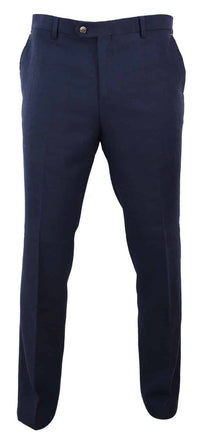 Miesten Vintage Tweed -pukuhousut - Laivastonsininen