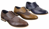 Cavani Horatio - Miesten tweed- ja nahkaiset Oxford-kengät