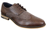 Cavani Horatio - Miesten tweed- ja nahkaiset Oxford-kengät
