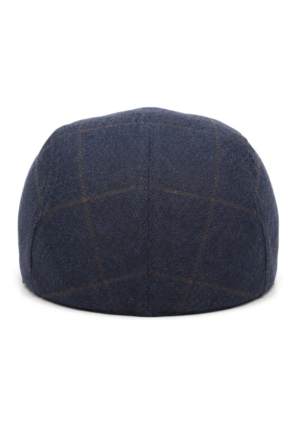 Cavani Kempson Flat Cap - Miesten tweed-villaruutuinen vaarinhattu Vintage - Oliivinvihreä/Tummansininen