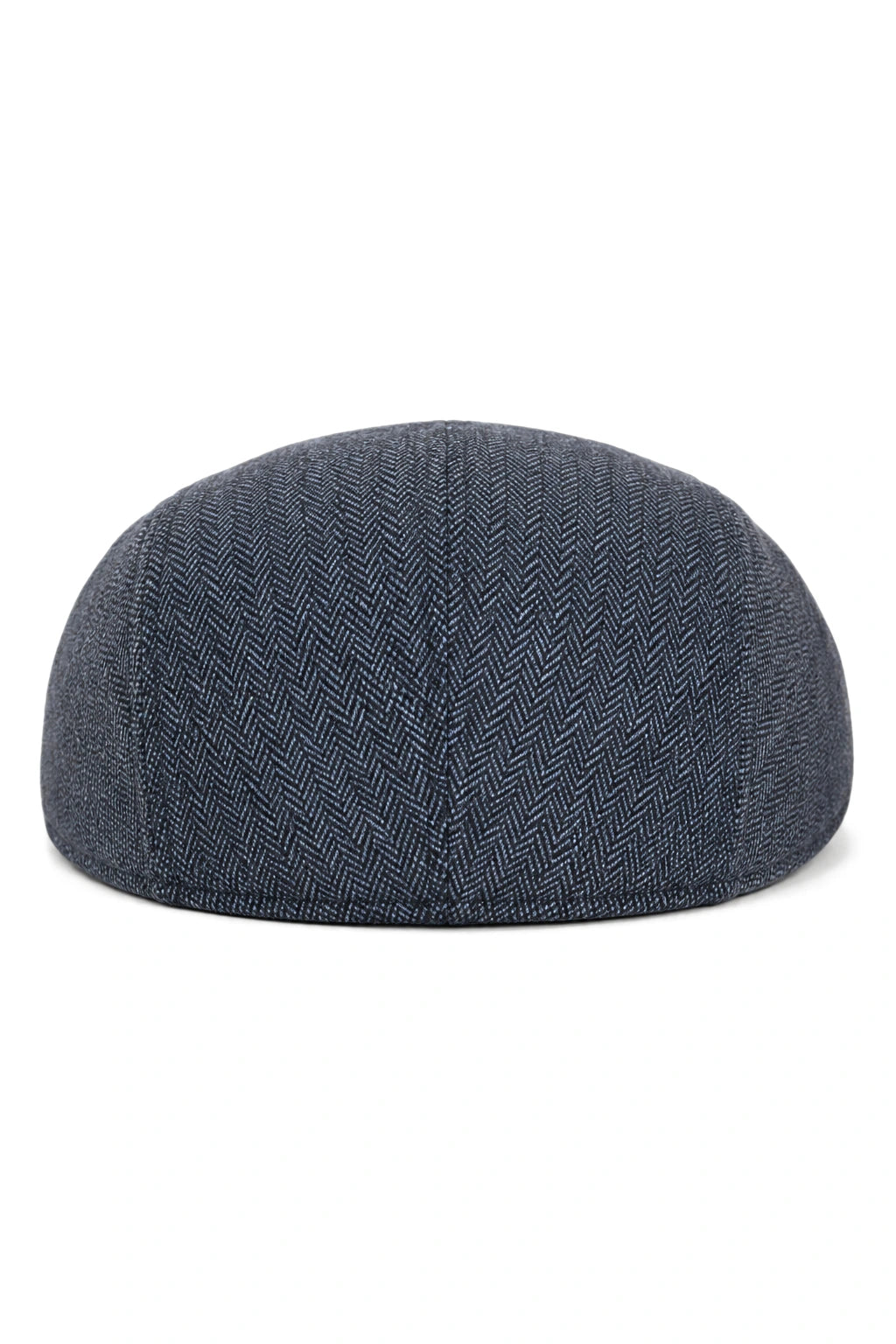 Cavani Martez -hattu - miesten vaarinhattu, tummansininen, litteä lippis, kalanruotokuvioinen, vintage retro Del Boy, klassinen Gatsby, Peaky Blinders