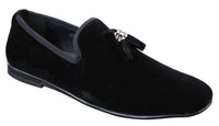 Elong dd0019 - Miesten samettiset slip-on-mokkanahkaiset hapsulliset ajokengät, loaferit, tyylikkäät rento-oloasut, viininpunaiset