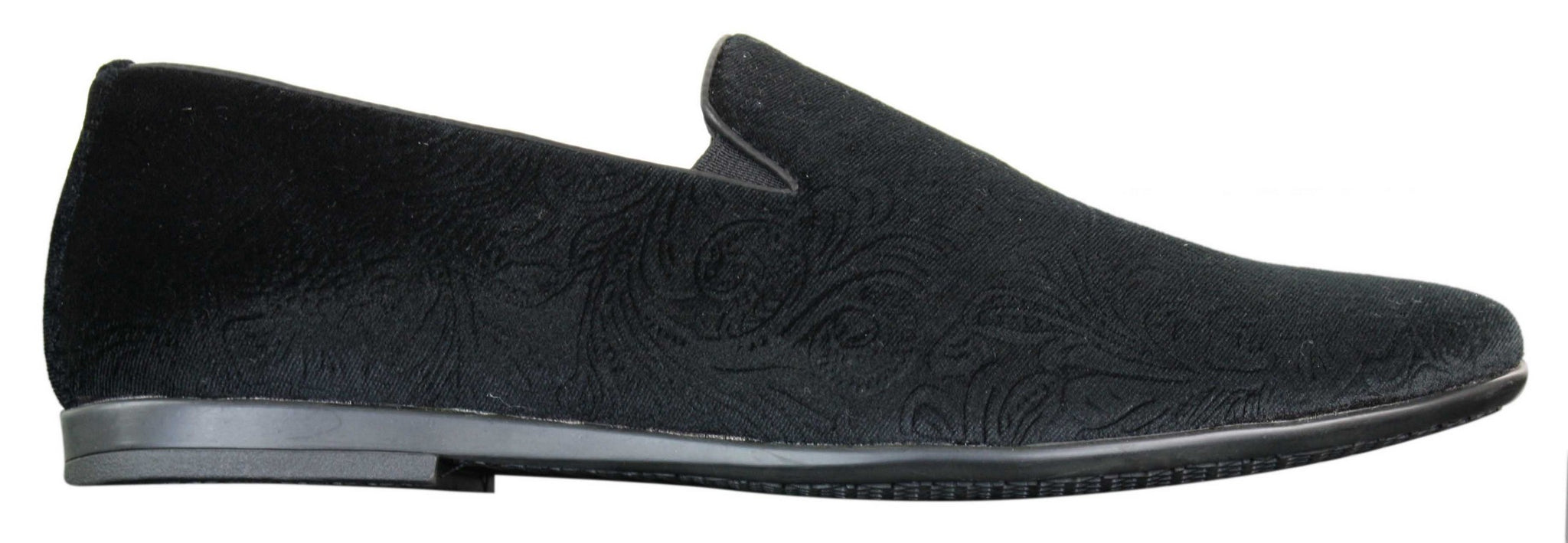 Elong DD0083 - Miesten samettiset paisley-kuvioiset autokengät, loaferit, tyylikkäät rentoa vauhtia, viininpunaiset, mustat