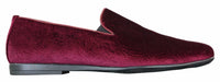 Elong DD0083 - Miesten samettiset paisley-kuvioiset autokengät, loaferit, tyylikkäät rentoa vauhtia, viininpunaiset, mustat