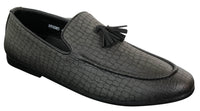Elong DD0085 - Miesten käärmeenmuotoiset krokotiilinnahkaiset PU-loaferit, tupsuilla ja mukavuudella varustetut ajokengät, vintage-tyyliin