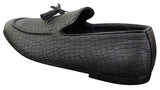Elong DD0085 - Miesten käärmeenmuotoiset krokotiilinnahkaiset PU-loaferit, tupsuilla ja mukavuudella varustetut ajokengät, vintage-tyyliin